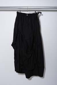 Frazier: Tie Skirt - Black - FRAZIER