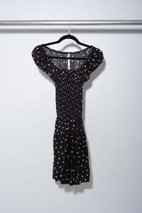 Nolan Mini Dress - Polka Dot - FRAZIER