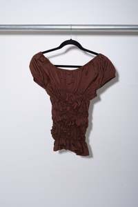 Mimi Top - Brown - FRAZIER