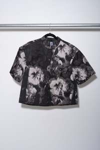 Floral Button Up - Black - FRINGES