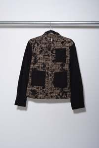 Fringes: Lili Jacket - Black x Check - FRINGES