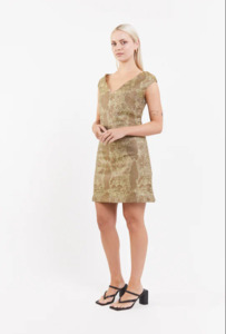 Jojo Ross: Martini Dress - Gold Snake - JOJO ROSS