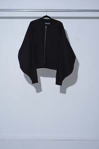 Millar Boddington: Tobi Flight Jacket, Denim - MILLAR BODDINGTON