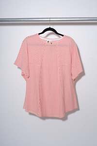 Ayla Tee - Red/White Stripe - MERCURY