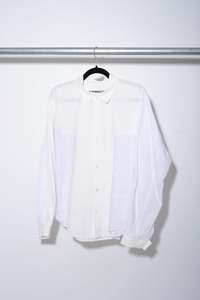 Mercury: Ayla Shirt Longsleeve - White Stripe - MERCURY