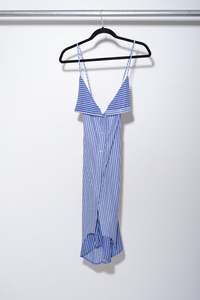 Reworked Top #4 - Light Blue Plaid - Oosterom