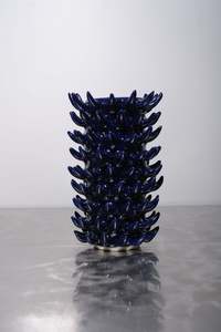 Ceramics: Thorn Vase/Vessel  - Navy Blue -SOPHIE HATHAWAY