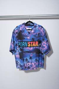 Bowling Shirt - Grape Print - 4x4