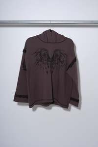 Anahera Hood Lace - Grey - AWATEA