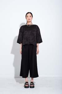 Maja Top - Floral Jacquard - JPALM