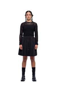 SERVICE SKIRT MINI – Black Sport (Preorder)