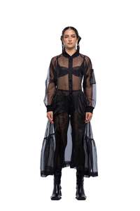 Dresses: GERTRUD BOMBER DRESS – Silk Organza (Preorder)