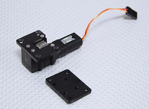 Wheels Undercarriage Axle Components: Electric Retract with Reversible Mount and Metal Trunnion