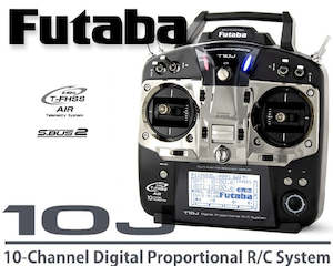 Radio Control Sets: FUTABA 10CH 2.4GHz 10J MODE 1 with R3008SB Rx