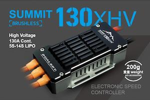 Electronic Speed Controllers Esc Safety Power Switches Sps: Dual Sky SUMMIT 130XHV 130Amp 5-14S Brushless Aircraft ESC