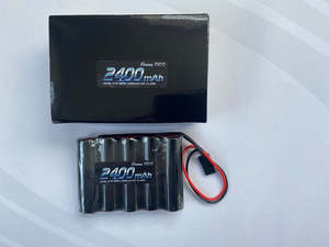Gens Ace 6V 2400mah NiMh Flat RX Battery Pack w/JR Plug, 120mm Long Lead 152g
