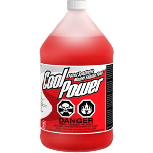CoolPower HELI 20%, Synthetic Model Engine Fuel, Ringed Engine, 4 x 1 US Gal. Pack