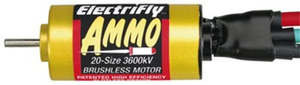 Great Planes GPMG5000 MOTOR BRUSHLESS 20 SIZE 3600KV INRUNER AMMO
