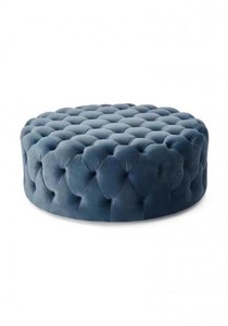 Lael Upholstery Buttoned Foot Stool / Ottoman