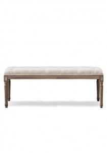 Products: Louise French Style End of Bed Stool /Bench Seat 120W Living Room Furniture JS Interiors