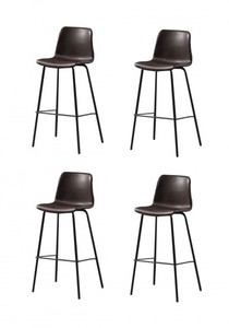 Products: Cleona Bar Stool SH75cm - PU leather x 4 Package