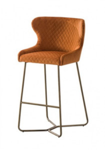 Devin Bar Stool Upholstered Chairs JS Interiors Furniture NZ