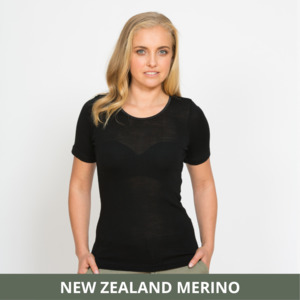 Products: NATURE'S SECRET Short Sleeve - JUAL Quality New Zealand Merino