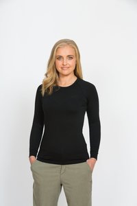 Products: BRASS MONKEYS Womens Long Sleeve - JUAL Quality New Zealand Merino