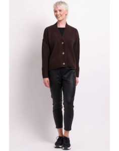 Panel Lines Coated Trousers