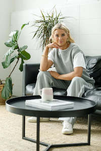 Sailor Tee  Alpine Weight -Grey Marle with Silver X