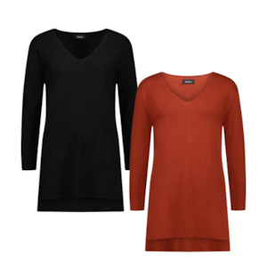 Abby Knit V Neck Sweater