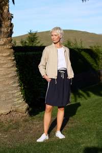 Jackets: Ruffle Neck Jacket