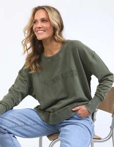 Sweatshirts: Washed Simplified Crew