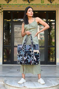 Bags: Jungle Velvet Tote