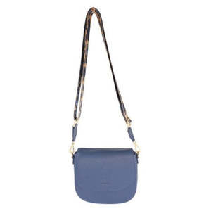 Bags: Crossbody Front Flap LeatherBag 1027