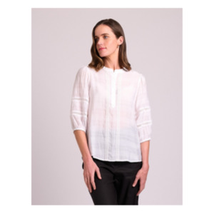 Oh Three: Check & Lace Blouse