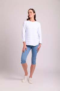 Jumpers: Stripe Scoop Jumper