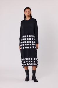 Dress: Frame Mixed Dress