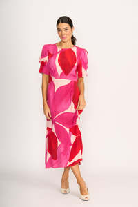 Gathered Sleeve Dress