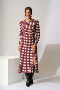 Gathered Detail Maxi Dress