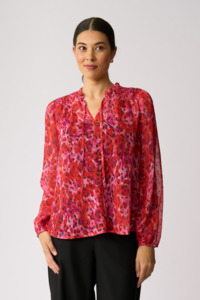 Tops: Shirred Yoke Blouse
