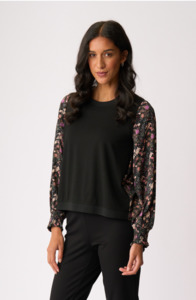 Tops: Drawcord Hem Blouse