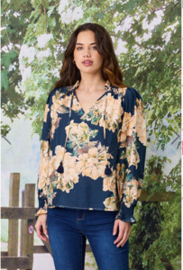 Democracy: Rose Peasant Top