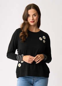 Stripe Cuff Top
