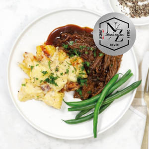 Gluten Free: Balsamic Roast Beef with Potato Bake