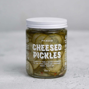 Gluten Free: Pickled Cheesed Pickles