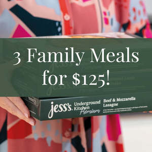 3 Family Meals for $125