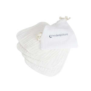All Meals 1: Baby Muslin Face Cloths – White