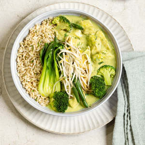 All Meals 1: NEW Thai Green Chicken Curry with Coconut Brown Rice