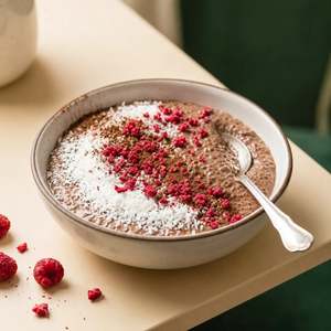 All Meals 1: Chocolate Lamington Chia Pudding